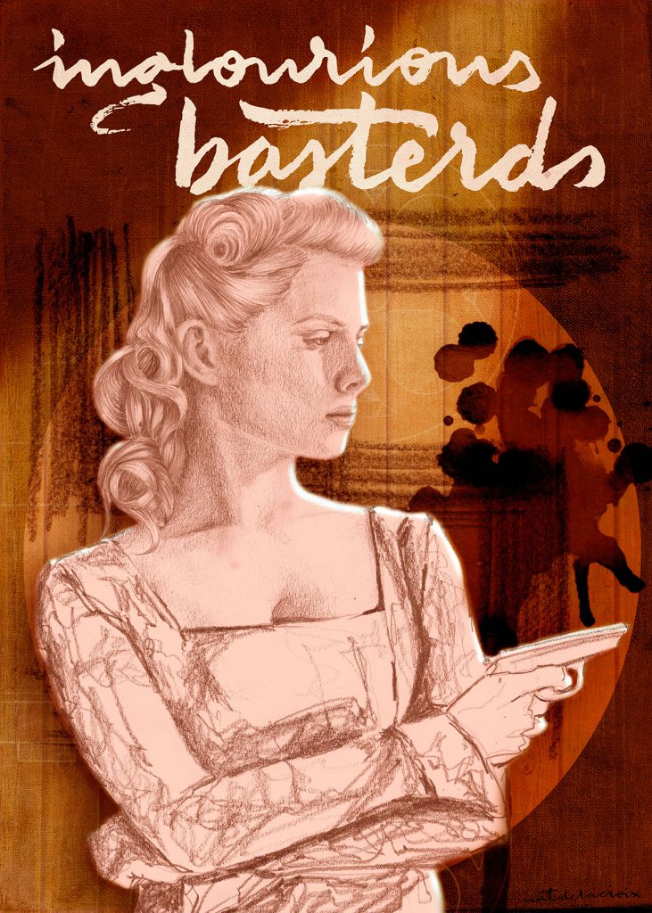 natdelacroix ilustracion malditos bastardos inglorious basterds tarantino poster ilustrador tenerife